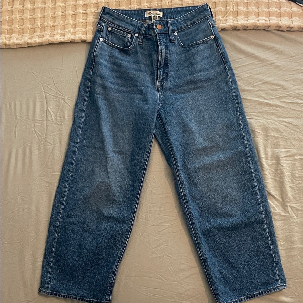 Madewell The Curvy Perfect Vintage Wide-leg Crop Jean